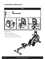 Preview for 10 page of York Fitness Aspire Rower 56019 Owner'S Manual