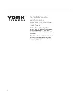 Preview for 2 page of York Fitness Aspire Owner'S Manual