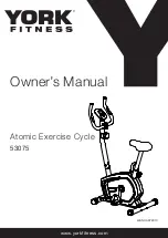 Preview for 1 page of York Fitness Atomic Owner'S Manual