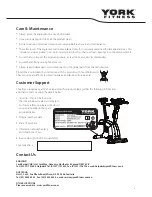 Preview for 5 page of York Fitness diamond c302 Owner'S Manual