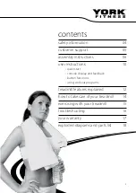 Preview for 3 page of York Fitness diamond t300 Owner'S Manual