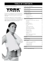 Preview for 4 page of York Fitness Equipe Owner'S Manual