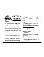 Preview for 2 page of York Fitness HAMMERTONE 5037 925 GYM Assembly Instructions Manual