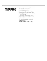 Preview for 2 page of York Fitness Heritage G101 Gym Owner'S Manual