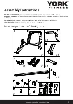 Preview for 4 page of York Fitness LC RW Rower Owner'S Manual