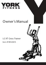 Предварительный просмотр 1 страницы York Fitness LC-XT Owner'S Manual