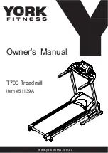 Предварительный просмотр 1 страницы York Fitness T700 Owner'S Manual