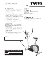 Preview for 5 page of York Fitness XC530 Owner'S Manual