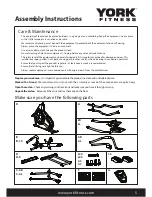 Preview for 5 page of York Fitness YBR-PXT-230 Owner'S Manual