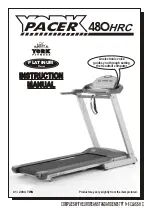 York Fitness YORK PACER 480 HRC Instruction Manual preview