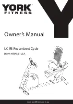 York Fitness YRK53105A Owner'S Manual preview