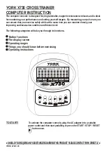 Preview for 16 page of York International X730 Exercises & Instruction Manual