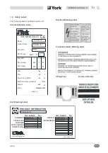 Preview for 7 page of York International YCAA-B Installation, Commissioning, Operation And Maintenance Manual