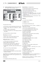 Preview for 34 page of York International YCAA-B Installation, Commissioning, Operation And Maintenance Manual