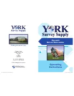 York Survey Supply 33235 Operating Instructions предпросмотр