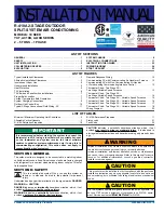 York 19 SEER Installation Manual preview