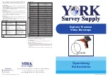 Preview for 1 page of York 28229 Operating Instructions