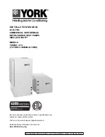 York 33p502-05 Installation Manual preview