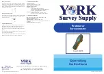 Preview for 1 page of York 354690 Operating Instructions