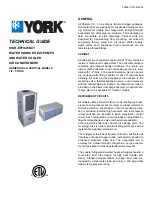 Предварительный просмотр 1 страницы York 359583-YTG-B-0208 Technical Manual