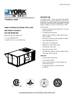 Preview for 1 page of York 36 Technical Manual