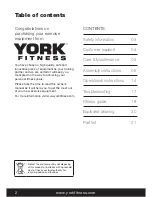 Предварительный просмотр 2 страницы York 52053 Owner'S Manual