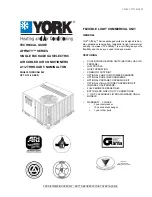 York AFFINITY 291627-YTG-B-0807 Technical Manual preview