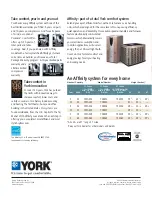 Preview for 6 page of York Affinity 2S Series Brochure & Specs