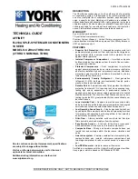 Preview for 1 page of York AFFINITY CZH024 THRU 060 Technical Manual