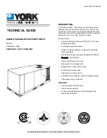 York BP 072 Technical Manual preview