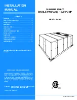 Preview for 1 page of York BQ240 Installation Manual