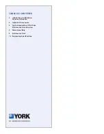 Предварительный просмотр 2 страницы York CC-Series Manual