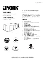 Предварительный просмотр 1 страницы York D1HE/D1HG036 Technical Manual