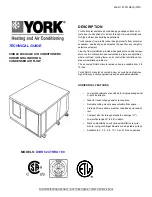 Preview for 1 page of York D3HH 024 Technical Manual