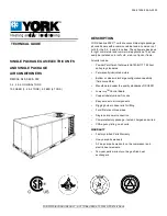 Предварительный просмотр 1 страницы York DM 048 Technical Manual