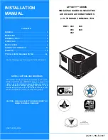 Preview for 1 page of York DNH 030 Installation Manual