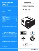 Preview for 1 page of York DNH018 Installation Manual