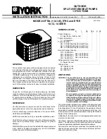 York E*RC Series Installation Instruction preview