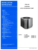 Preview for 1 page of York E4FD018-60 Installation Instructions Manual