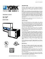 York EA090 Technical Manual preview