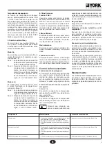 Предварительный просмотр 3 страницы York ECHC 09 DSAAAR Operating And Maintenance Instructions Manual