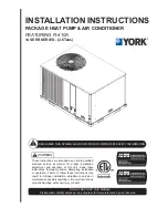 York EHK-08G Installation Instructions Manual preview