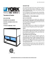 York EVAPORATOR BLOWERS K2EU060 Technical Manual preview