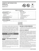 Preview for 1 page of York F2FP040H06 User'S Information Manual