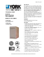 Preview for 1 page of York G8C05012(MU,MD)B12 Technical Manual