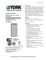 Preview for 1 page of York GY8S*UH Series Technical Manual