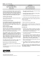 Preview for 12 page of York H1DS036 Installation Instruction