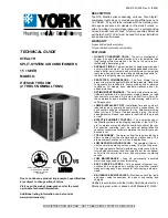 Preview for 1 page of York H4TS024 Technical Manual
