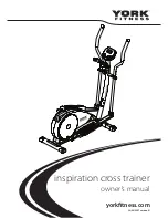 York inspiration cross trainer Owner'S Manual preview