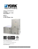 York LX series Installation Manual preview